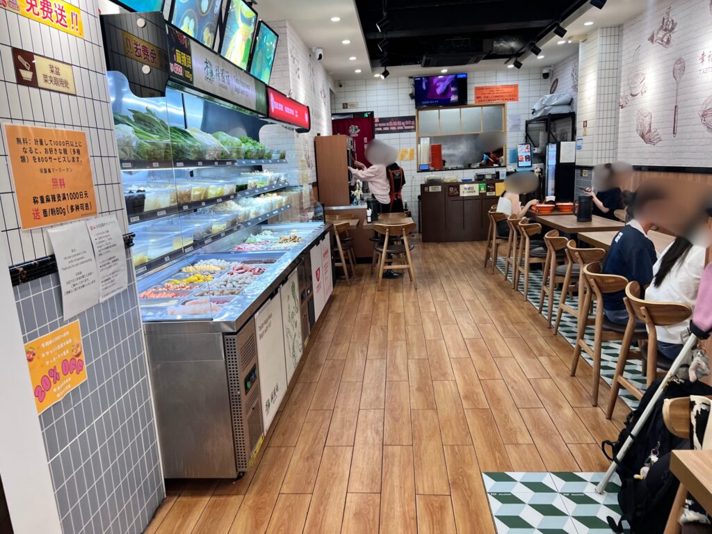 楊國福麻辣湯店内奥