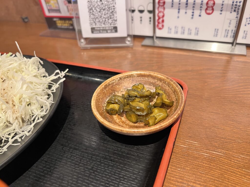 てけてけきゅうりの漬物