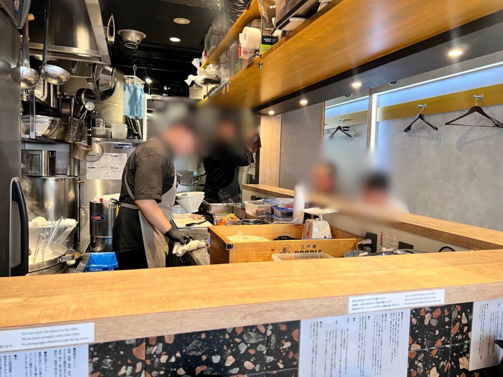 江戸麺GOODLE店内風景