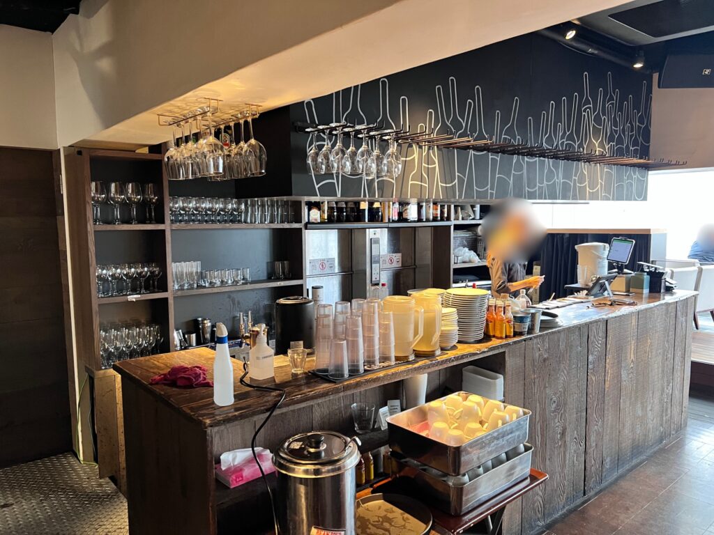 カフェコットンクラブ3Fカウンター