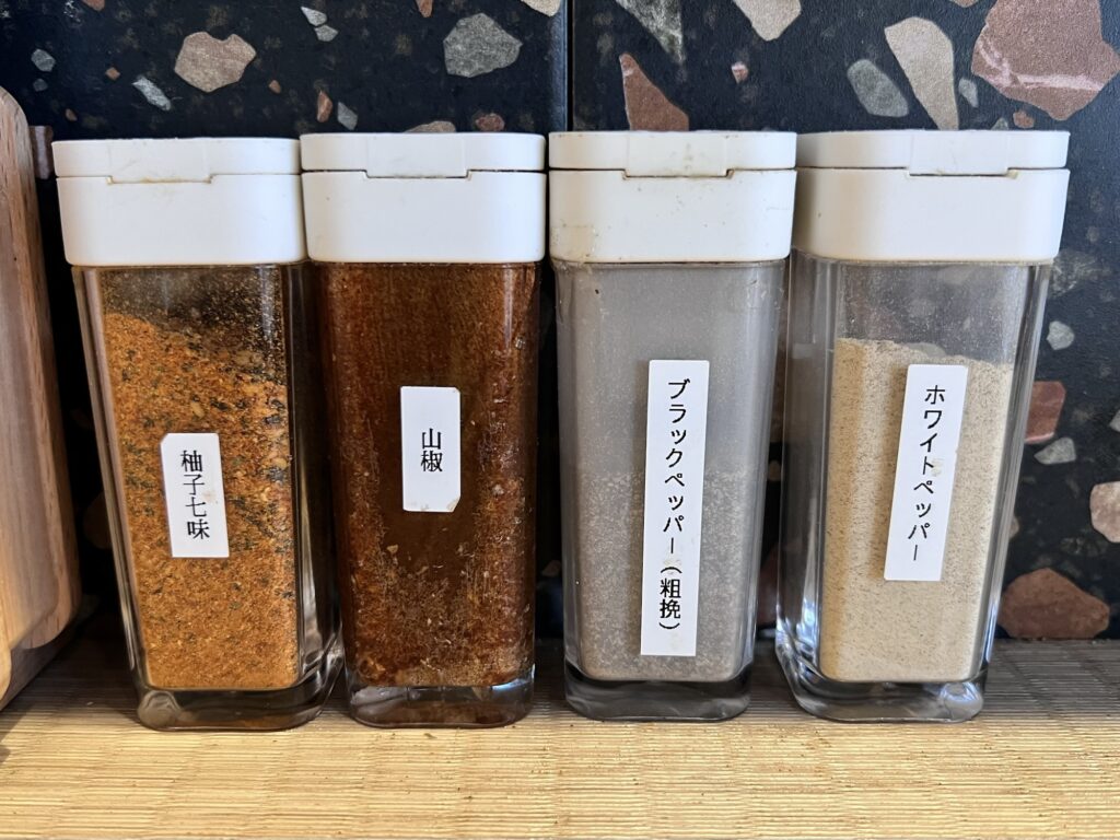 江戸麺GOODLE卓上調味料