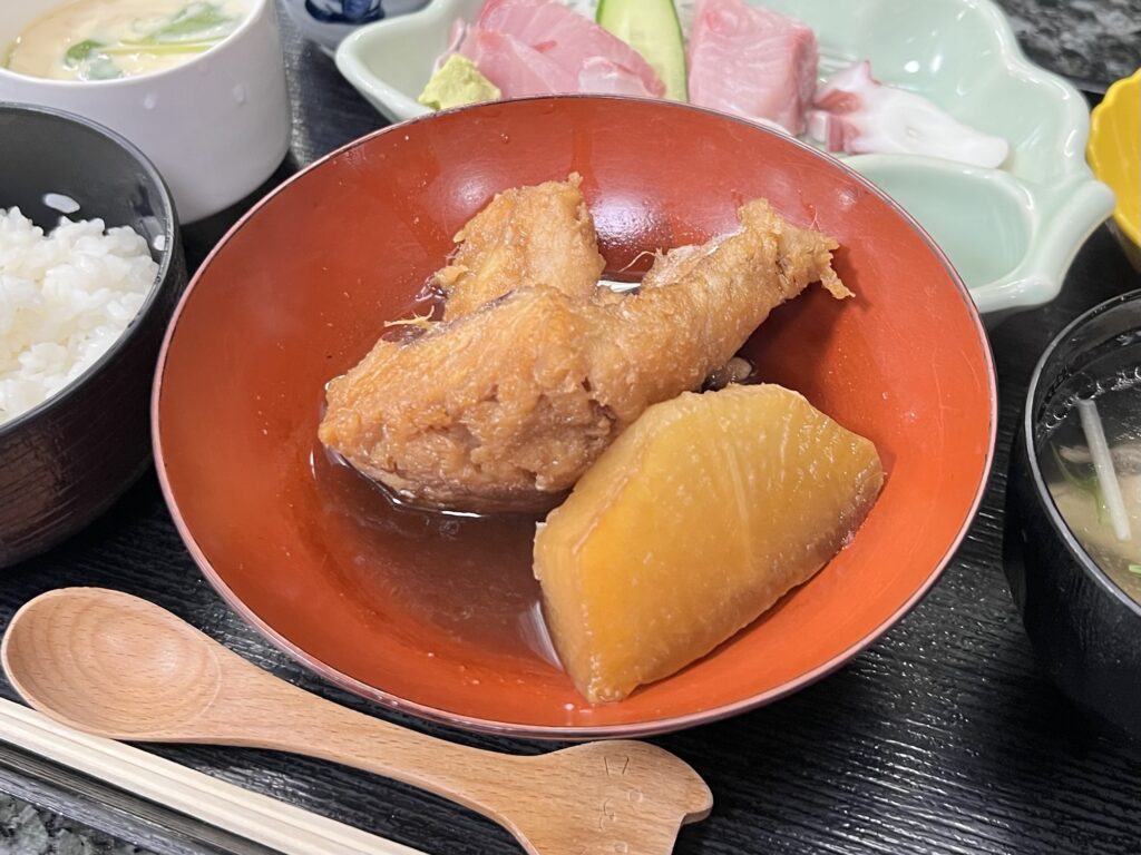 割烹桂真鱈煮付けアップ