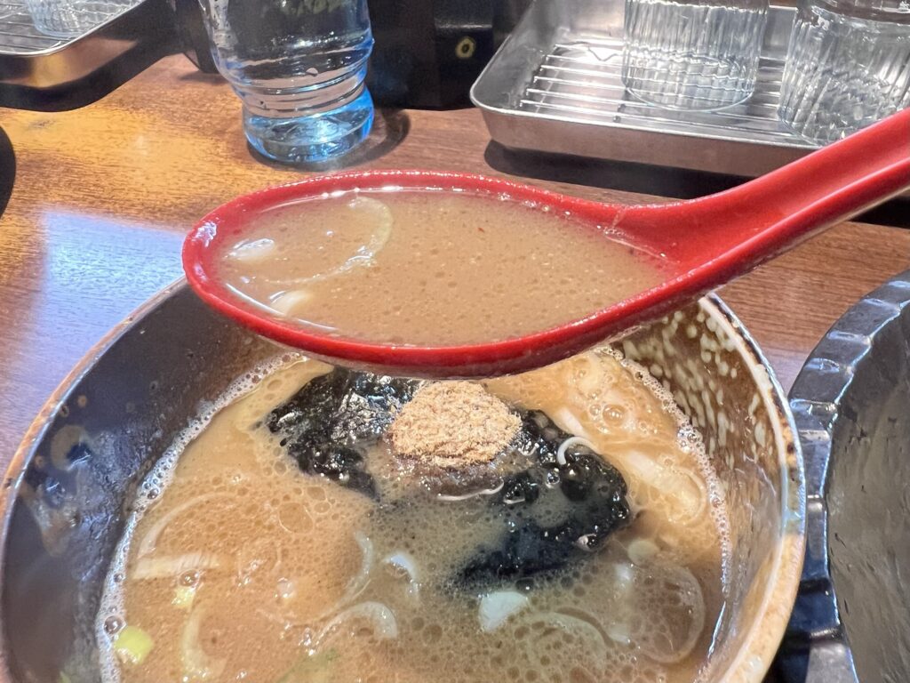 つけ麺屋ひまわりスープリフトアップ