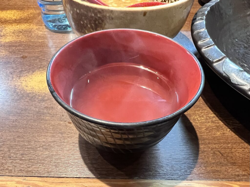 つけ麺屋ひまわり割りスープ