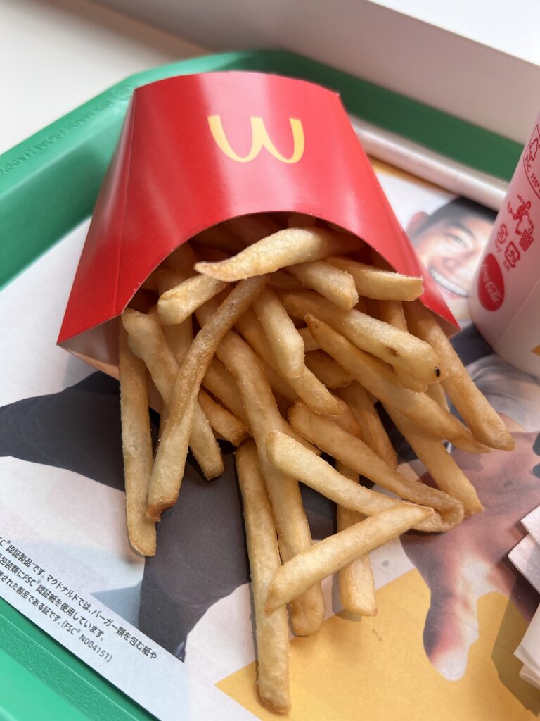 マクドナルドポテトアップ