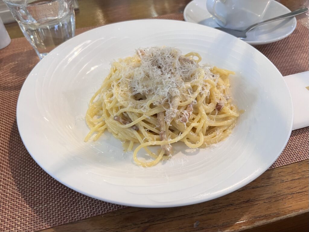 文流カルボナーラアップ