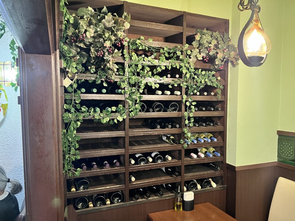 文流店内ワインセラー