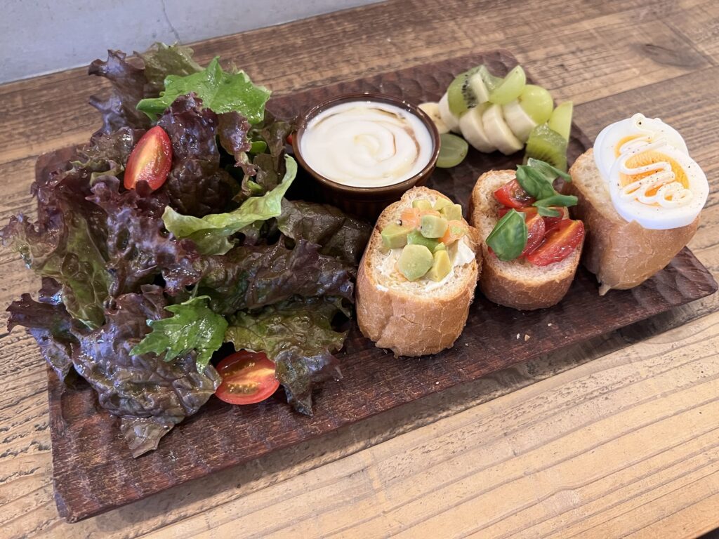 omotenashamojiブルスケッタプレートアップ