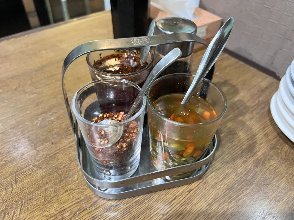 ノングインレイ卓上調味料