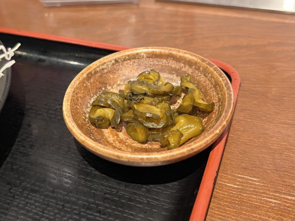 てけてけきゅうりの漬物