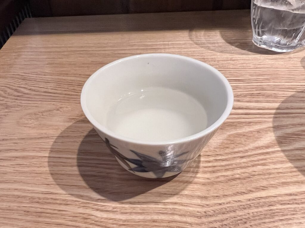 へぎそば昆そば湯アップ