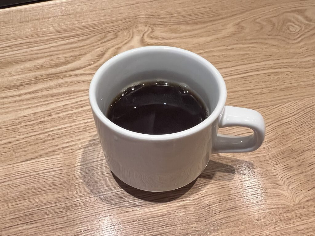 へぎそば昆ホットコーヒー