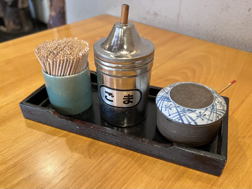 竹乃家卓上調味料