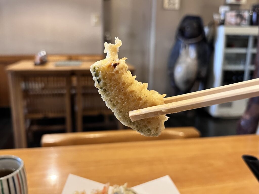 竹乃家かぼちゃ天リフトアップ