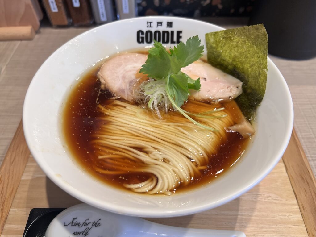 江戸麺GOODLE鶏醤油ラーメン