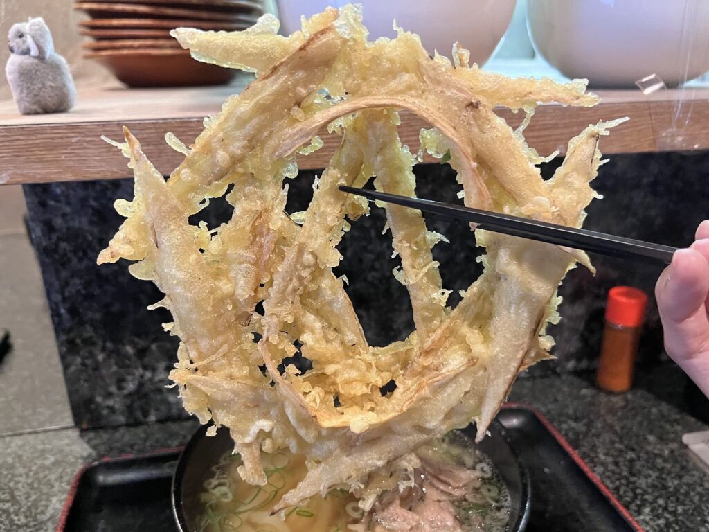 大地のうどんごぼう天リフトアップ