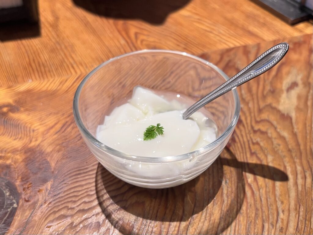 野方ホープ杏仁豆腐アップ