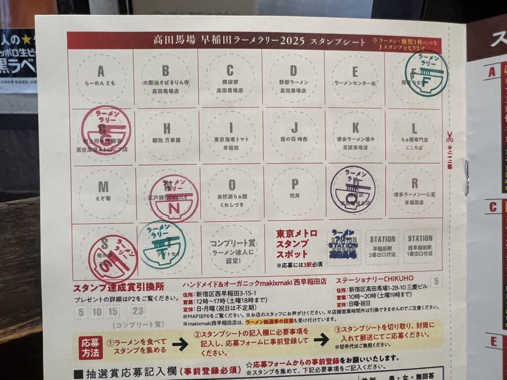 うま家ラーメンラリー2025最終結果