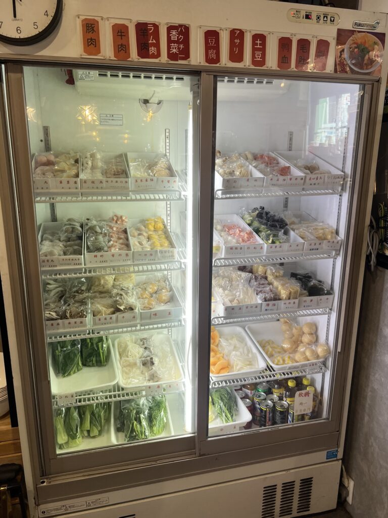 花椒SUGAR&SPICE冷蔵庫全体