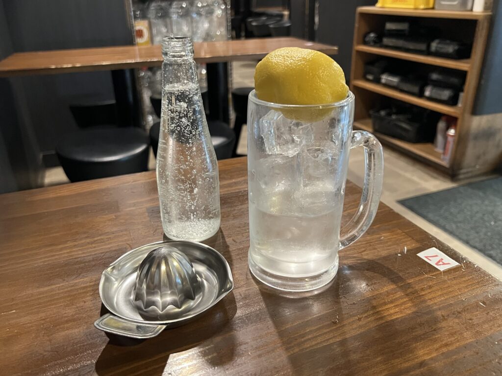 もつ焼きばんレモンサワーセット