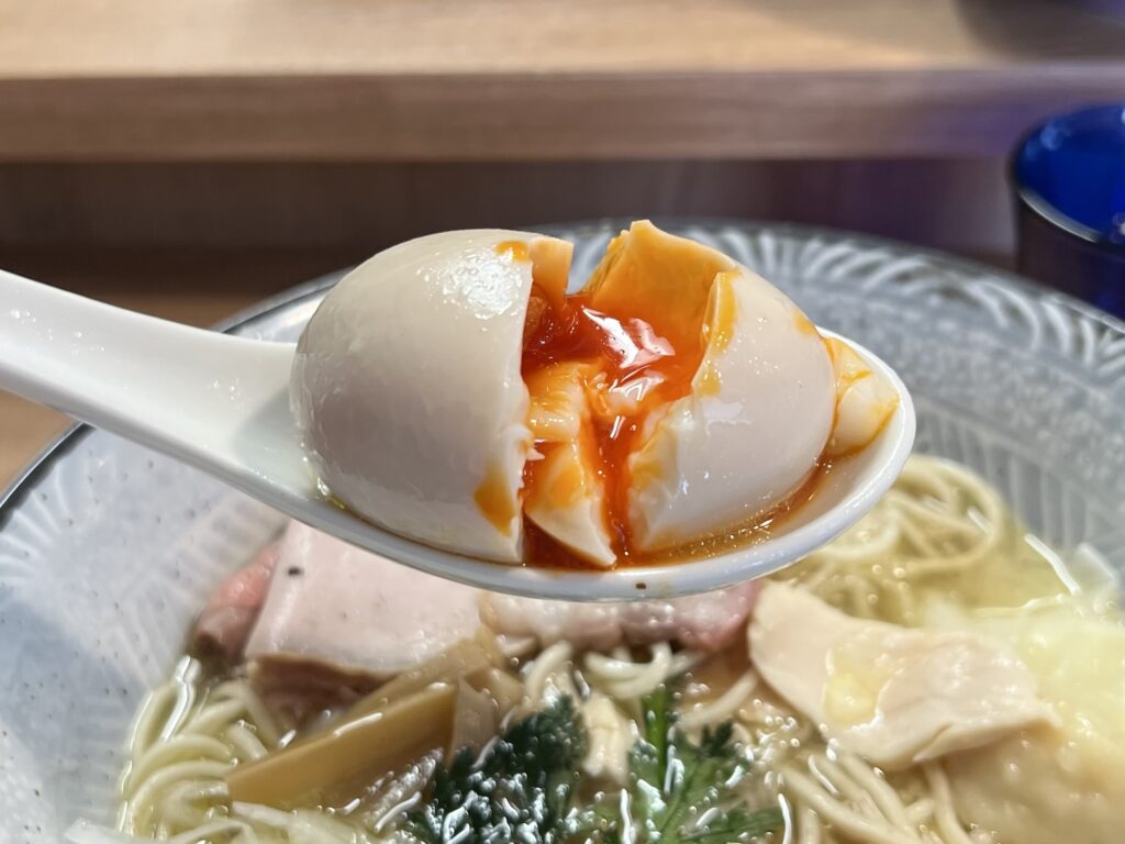 紫苑味玉割ったところ