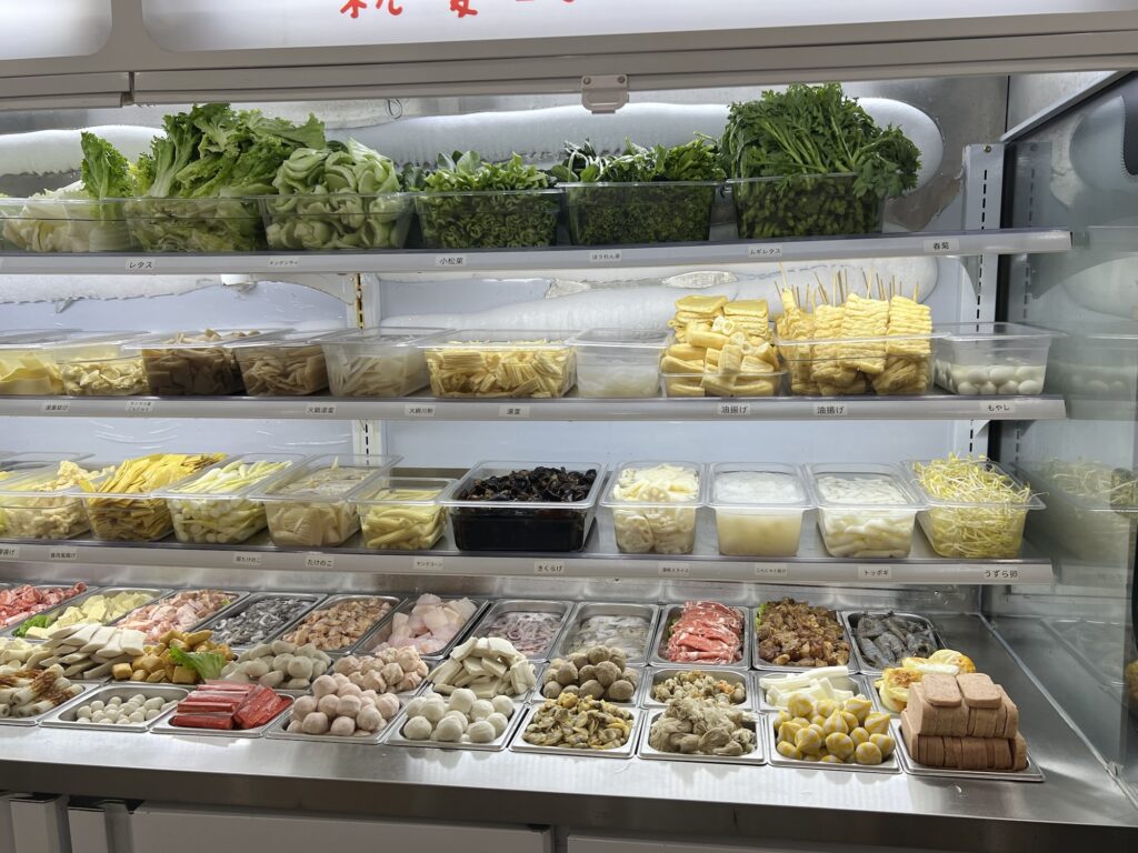 親愛的麻辣湯具材コーナー右半分