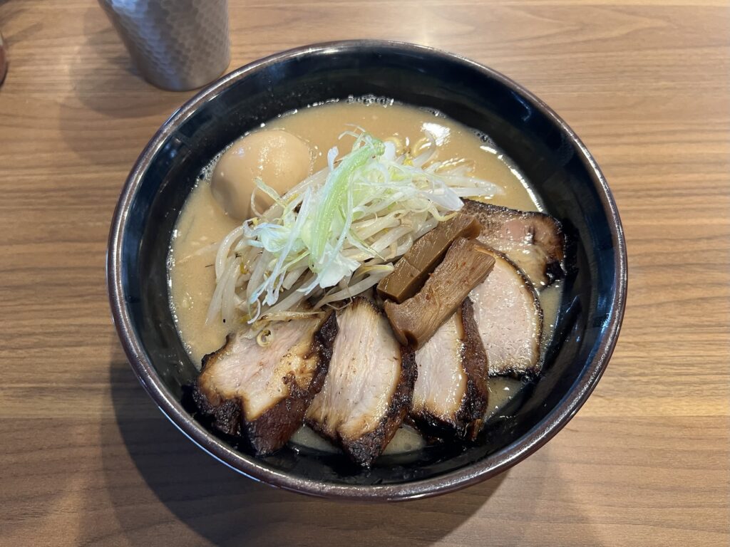 ちょりんラーメン真上から