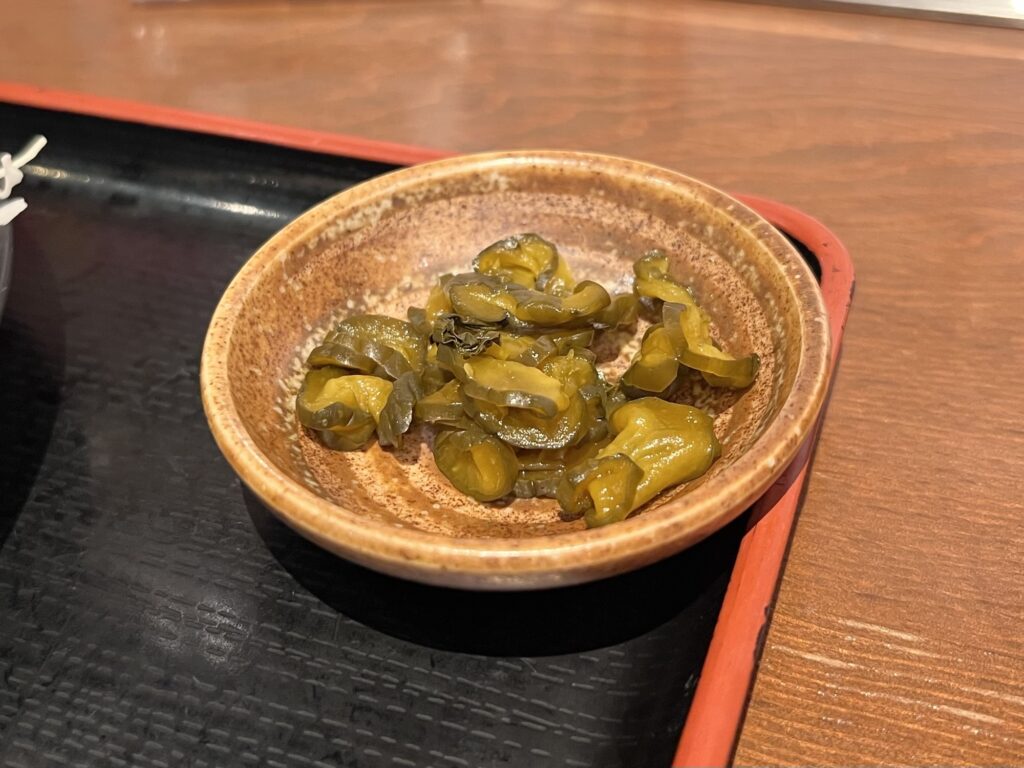 てけてけきゅうりの漬物