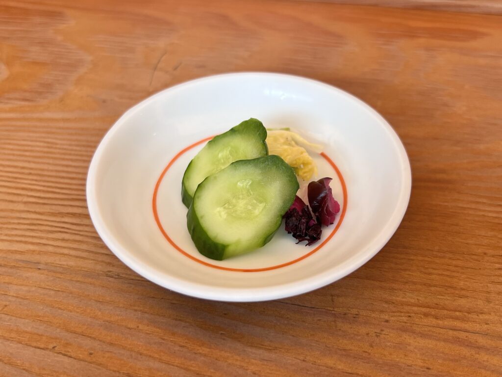 とんかつひなたおしんこ